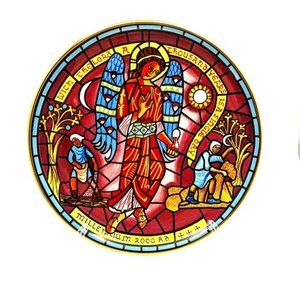 PRINKNASH ABBEY* MILLENNIUM* ANGEL CERAMIC PLATE*COLLECTOR PLATE #48